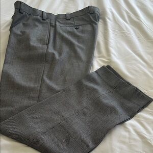 Ralph Lauren Gray Plaid Dress Pants